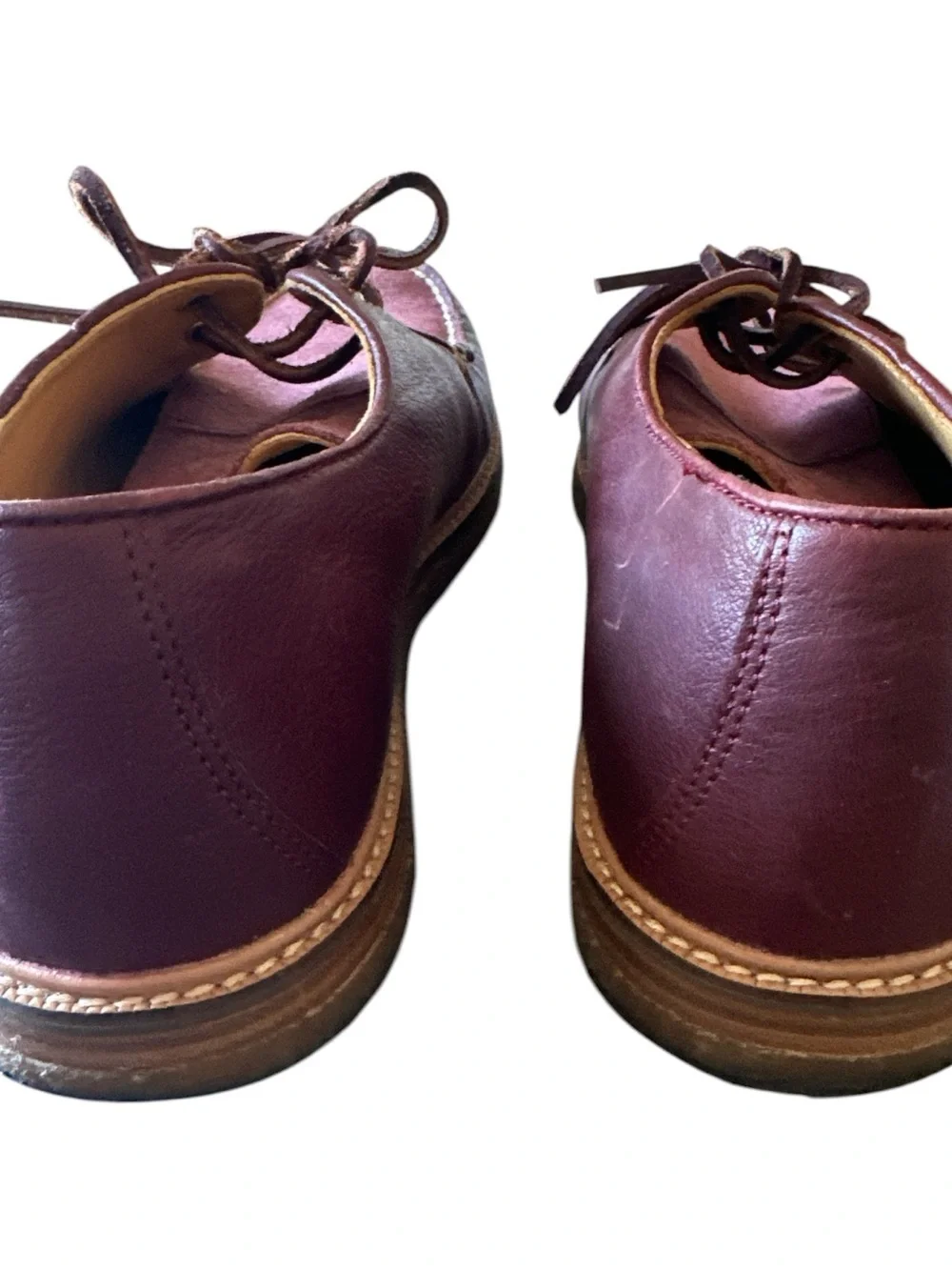 Sperry Men's Gold Cup 2-Eye Maroon Boat Shoes Nautical Preppy Sz 10.5 EUC #18351